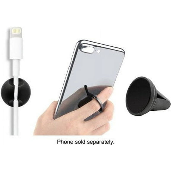 Bracketron Lux Car Dash/Vent Fixed Universal Magnet Phone Holder LX1-743-2 BLK