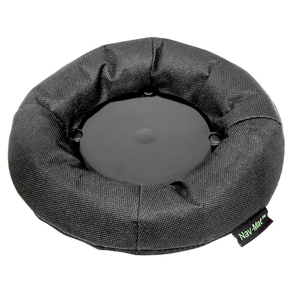 Bracketron NavMat Portable GPS Dash Pad - Weighted Beanbag Friction Base Converts Windshield GPS or Phone Mounts to Dashboard Use, 8 Base with 3.5 Center Disc