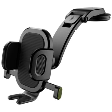 Bracketron OneClick Dashboard Cell Phone Holder for Car, Low-Profile Universal Car Phone Mount with TemperBond Suction Cup, 360° Rotating Dash Mount for iPhone, Samsung & Other Smartphones