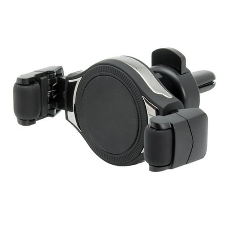 Bracketron - OneClick Clamp Vent Mount for Most Smartphones - Black
