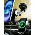 thumbnail image 1 of Open Box Bracketron PwrUp Automatic Universal 15W Qi Fast Wireless Charging 3 in 1 Dashboard Windshield and Vent Mount, 1 of 10