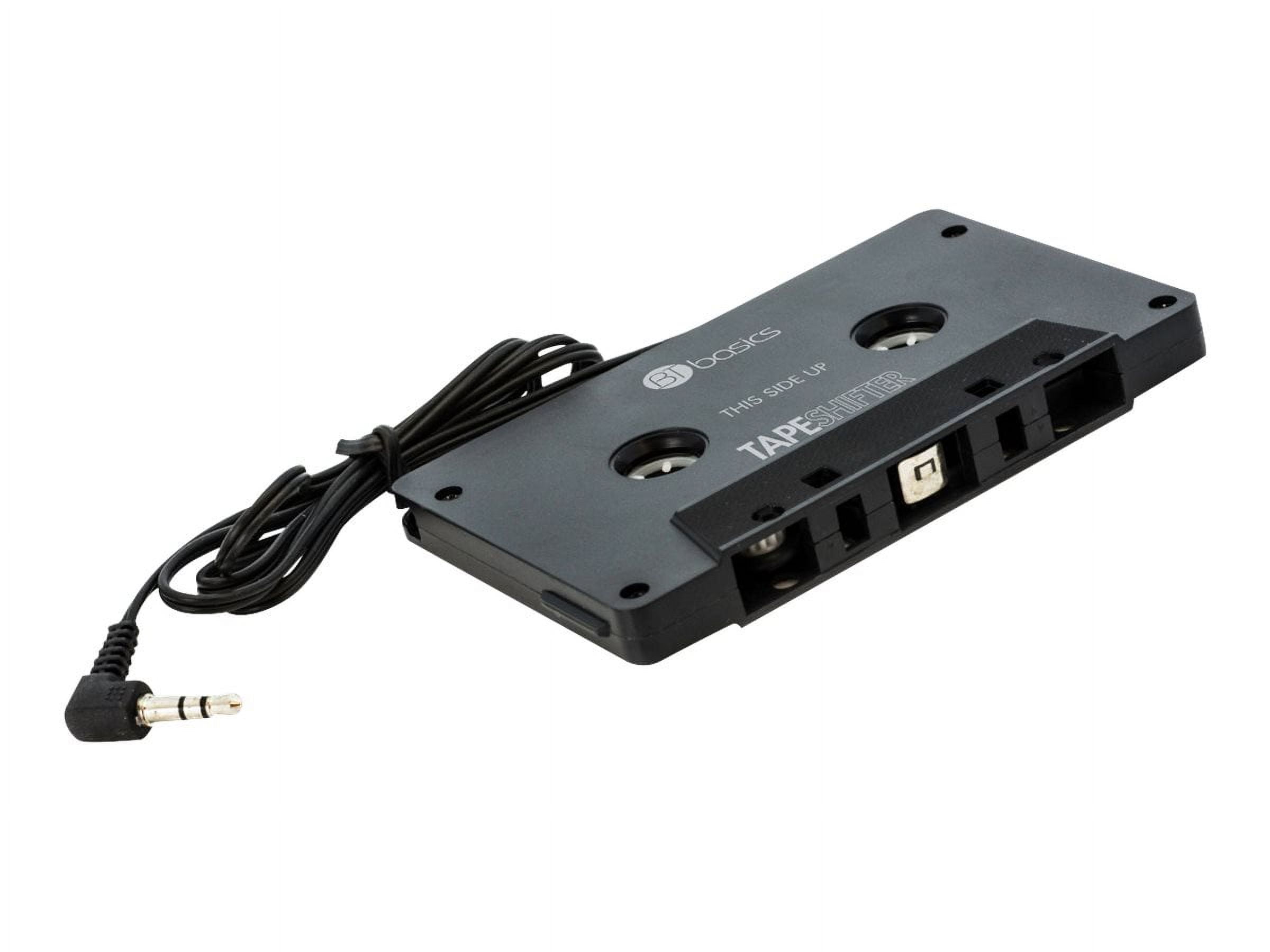 GE Car Stereo Cassette Adapter, Black