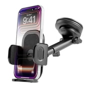 Bracketron TripGrip 2.0 Car Phone Mount, Dashboard and Windshield Holder with Adjustable Arm & 360  Rotation