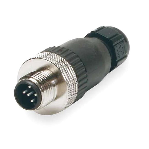 External Thread Connector, Straight, M12 8A5006-31