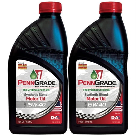 Brad Penn / PennGrade 1 Semi-Synthetic Engine Oil 71586, 15W40, 2 Quarts