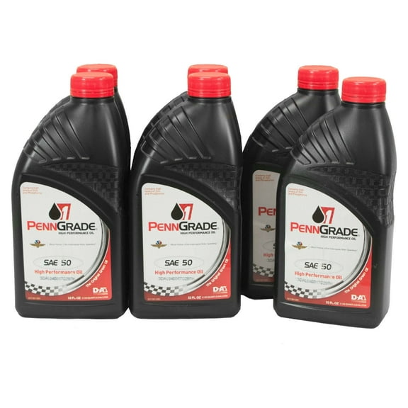 Brad Penn / PennGrade 71156 1 SAE 50 Monograde High Performance Oil, 6 Quarts