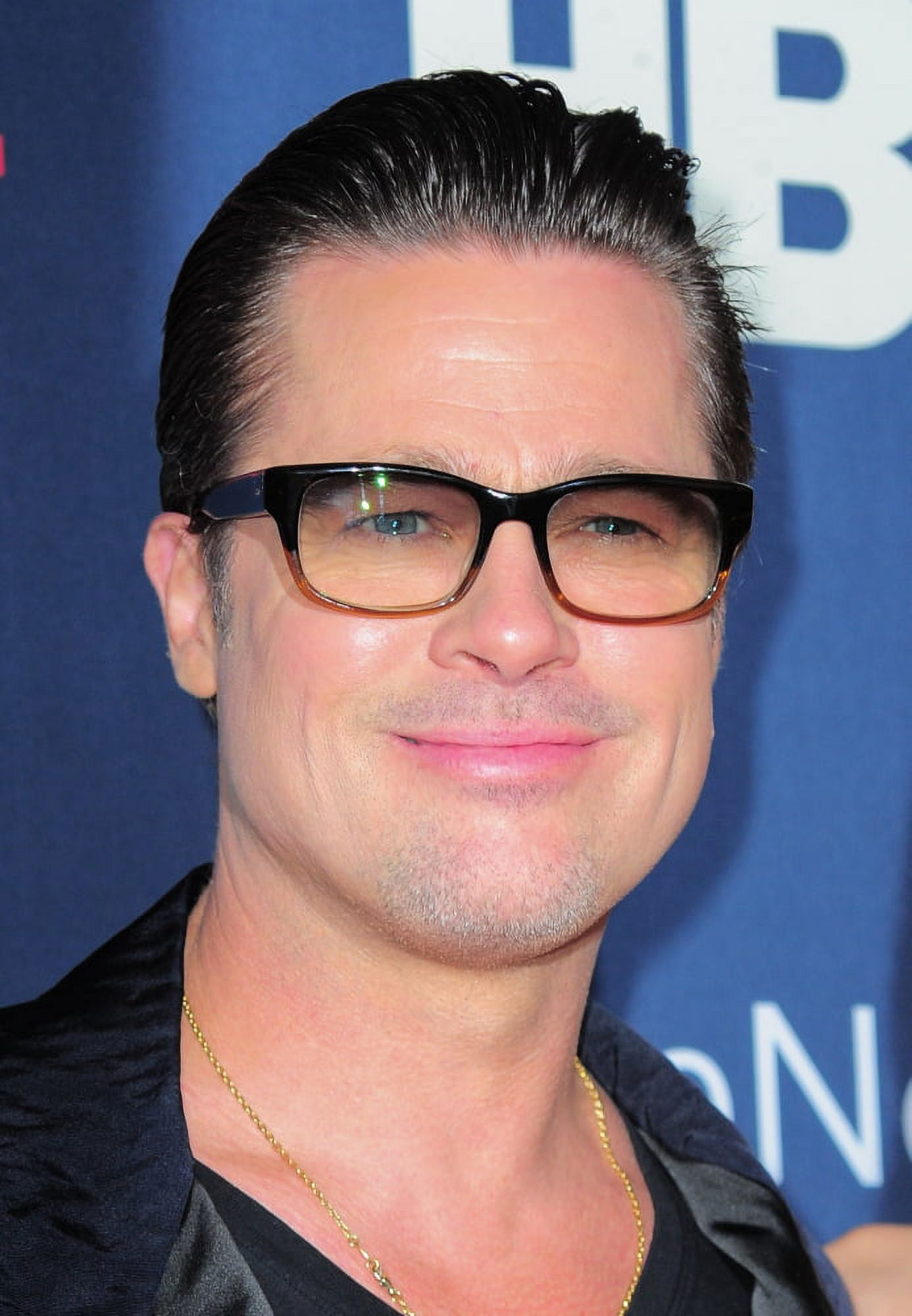 Brad Pitt At Arrivals For The Normal Heart Premiere On Hbo Canvas Art - (16 x 20)