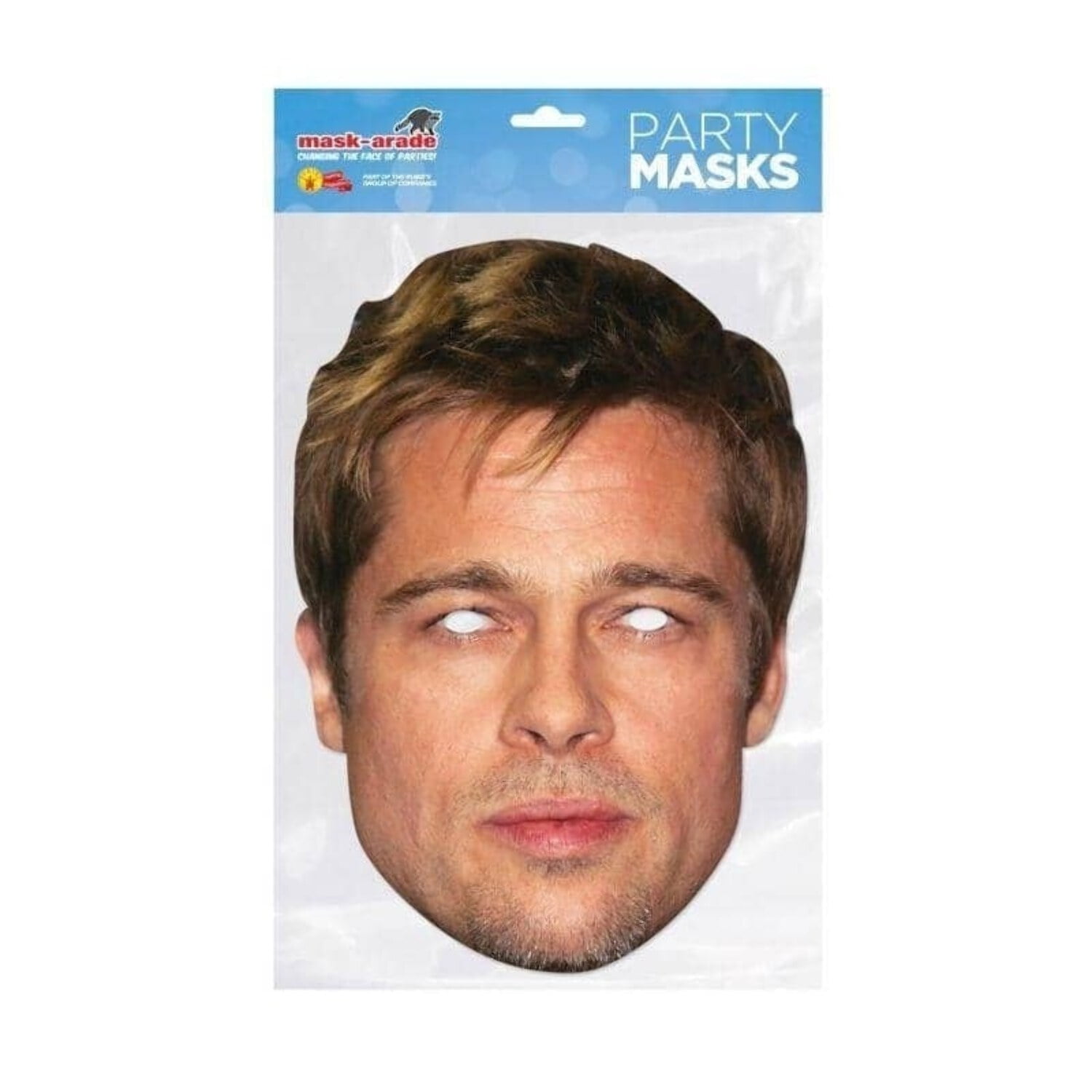 brad-pitt-celebrity-face-mask-arade-generic-one-size-unisex-adult-skin-fancy-dress-party-book-week-halloween-walmart-com