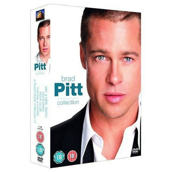 Brad Pitt Collection - 5-DVD Boxset ( Mr. & Mrs. Smith / Kalifornia / Fight Club / Thelma & Louise / A River Runs Through It ) [ NON-USA FORMAT, PAL, Reg.2 Import - United Kingdom ]