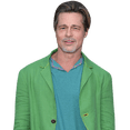 thumbnail image 1 of Brad Pitt (Green) Half Body Buddy Cutout, 1 of 4