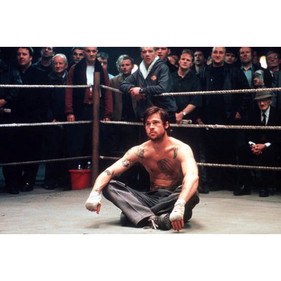 Brad Pitt Snatch. Bare Chested In Boxing Ring 24x36 Poster