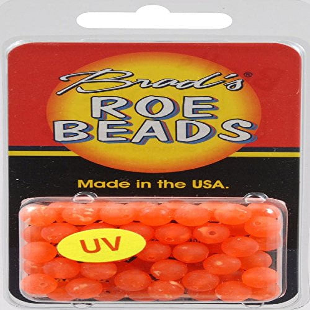 Brad's Killer Fishing Gear 8mm 60CT Roe Beads, Pearly Roe TRB802
