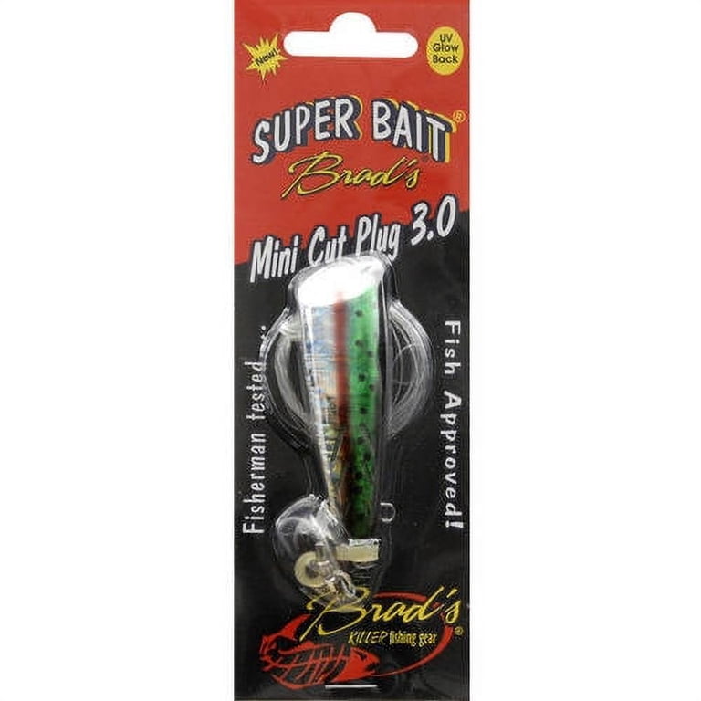 cut plug fishing lures Yakima Bait - 2.5 Inch Mad Clown / 2.5 inches UV trolling lure for salmon Brad's 2Pk Super Cut Plug: