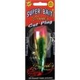 Brad's Killer Fishing Gear Rigged Super Cut Plug, Glow Green Dot