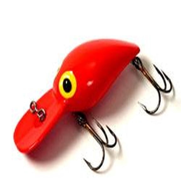 Brad's Killer Fishing Gear Wiggler Fluorescent Red, 3 3/4-Inch