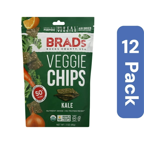 Brad's Plant Based Kale Chips 3 oz (Pack Of 12)