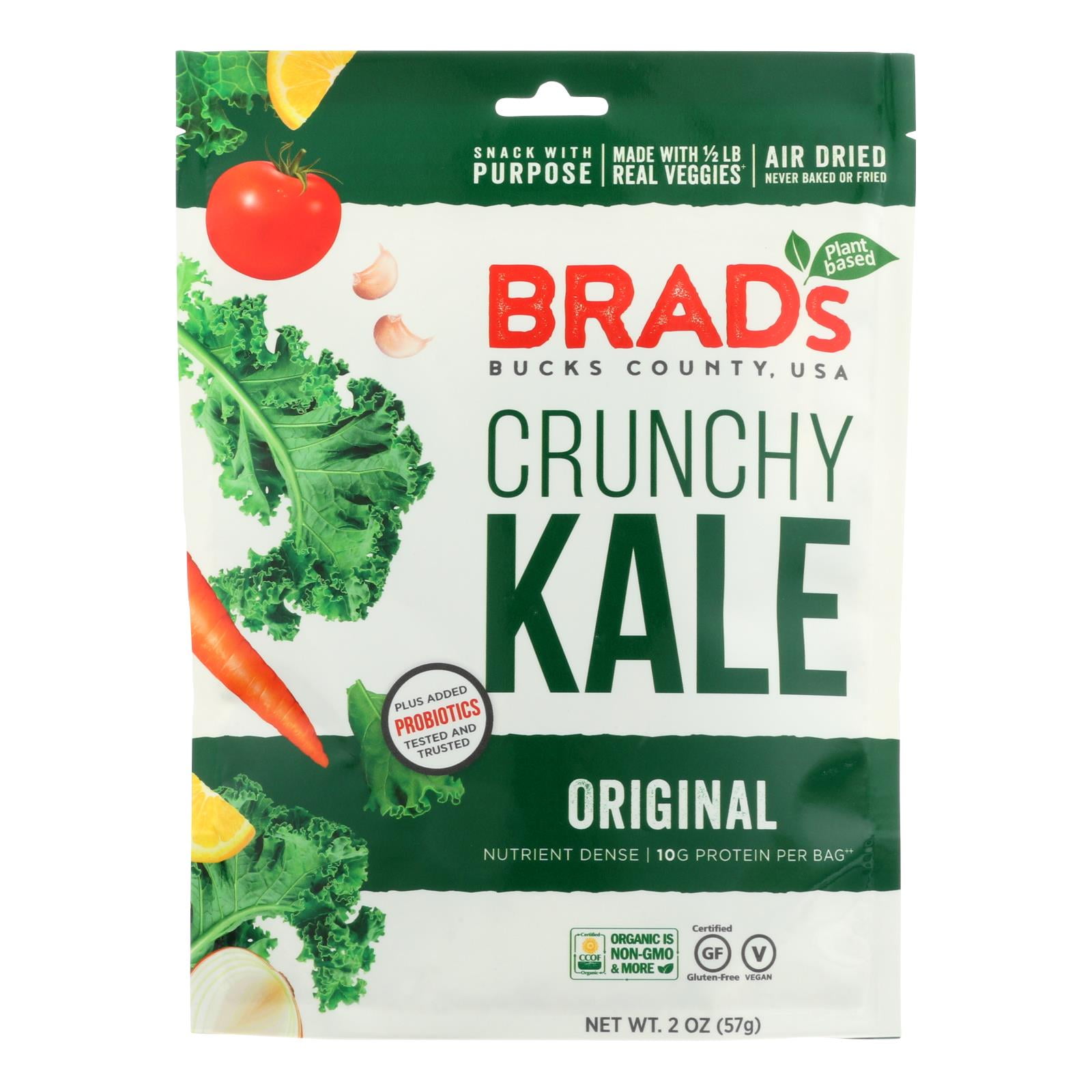 Brad's Plant Based Original Crunchy Kale, 2 oz