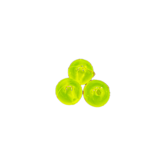 Brad's Round Beads 6mm Chartreuse 60 count