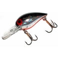 thumbnail image 1 of Brad's Wigglers Crank Bait, Silver Holograph/Black/Orange, 1 of 1