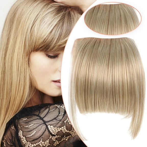 Bradem 100% Human Hair Clip-in Bangs - Lady's Year-Round Fringe Extensions, Brand New