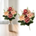 thumbnail image 1 of Bradem 12.2 Inch Rose Gold Artificial Rose Simulation Decorative Flower, Ornament Rose, Silk Flower, Faux Rose, Home Decor Flower, Artificial Bloom, 1 of 7