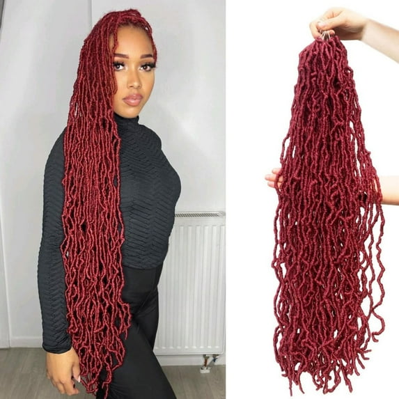 Bradem African Dirty Braid Crochet Hair - 24 Inch Long Soft, Suitable for Black Women