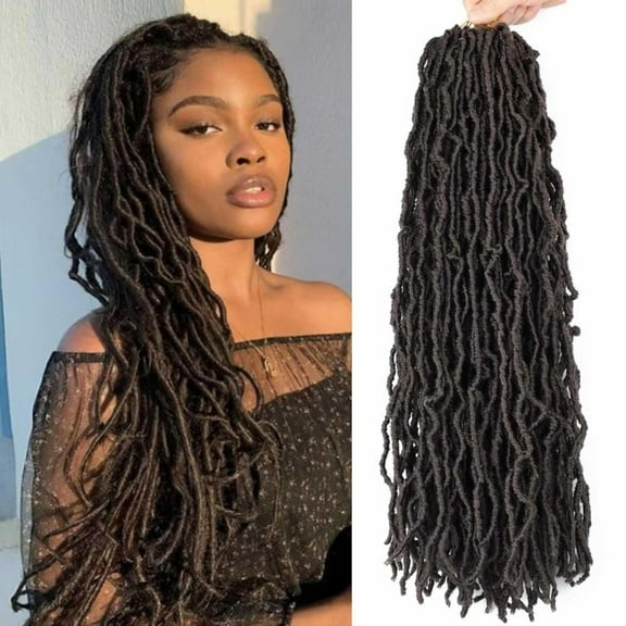 Bradem African Dirty Braid Crochet Hair - 24 Inch Long Soft, Suitable for Black Women