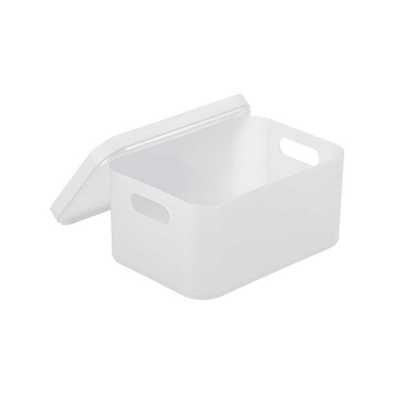 Bradem Clear Plastic Makeup Organizer - Multiple Compartments, Vanity Display Case for Lipstick, Brushes & Skin Products