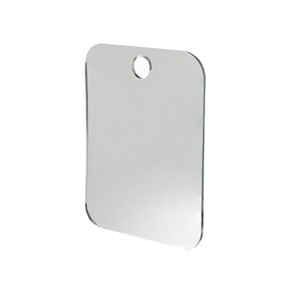 Bradem Deluxe Shatterproof Shower Mirror - Fogless for Shaving/Makeup, Handheld & Wall Hanging, Ideal for Travel/Camping