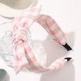thumbnail image 1 of Bradem Fashion Stripe Hair Bow Headbands - Random Color Ears Design, Knot Style, Hair Accessories for Women & Girls, 1 of 8
