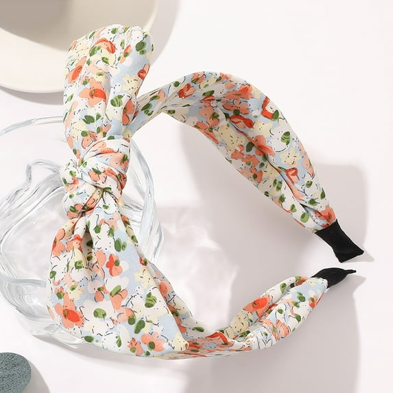 Bradem Fashion Stripe Hair Bow Headbands - Random Color Ears Design, Knot Style, Hair Accessories for Women & Girls