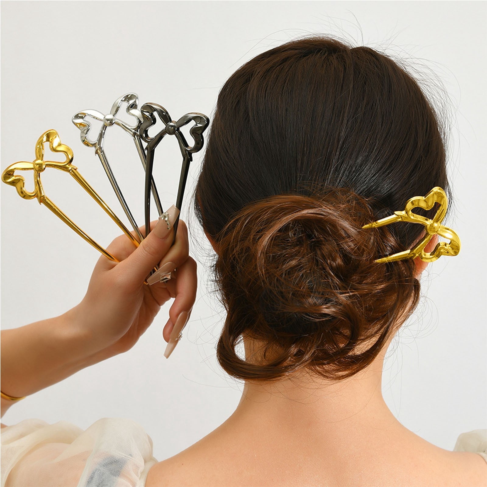 bradem-french-bow-hair-pins-u-shaped-black-silver-gold-metal-2-long