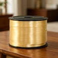 thumbnail image 1 of Bradem Gold 0.5cm x 1 Yards Decorative Ribbon for Gift Wrapping Balloon Silk Crafts, Craft Ribbon, Satin Ribbon, Gift Tying Ribbon, Balloon String, Decorative Tape, 1 of 6