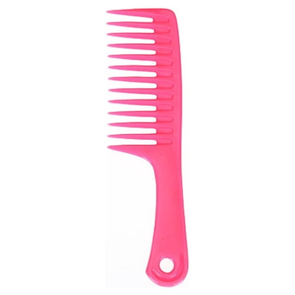 Bradem Hair Brush, Plastic Comb, Wet Haircut Hair Comb Hairdressing Plastic Detangler Handle Wide Tooth Comb