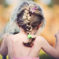 Bradem Kids' Small Hair Ties - Soft Rubber Elastic, Ponytail Holders for Babies & Toddlers (50 Pieces)