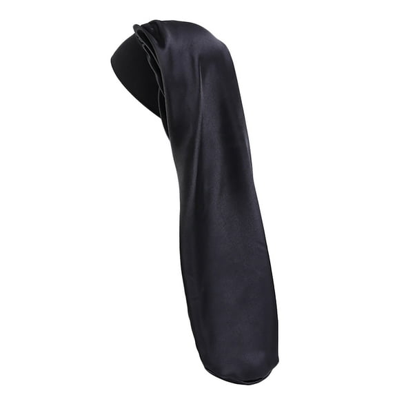 Bradem Long Satin No-Cap Hair Wrap Bonnet - For Sleeping & Braids, Prevents Hair Fading, Hair Care Accessory