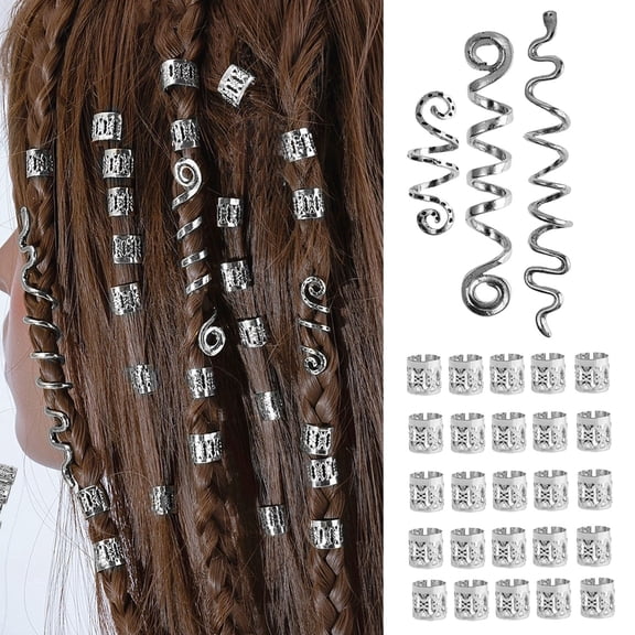 Bradem Retro Alloy Hair Clips High-Durability Decorative,Braid & Dreadlock Jewelry for Ladies