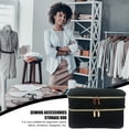 thumbnail image 1 of Bradem Sewing Tools Organizer - Storage Basket & Bag for Thread, Scissors, Needles, 1 of 6