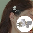 thumbnail image 1 of Bradem Small Butterfly Hair Clips for Women - Bangs/Side/Top Headdress Clips, Cute Bill Clip Style, 1 of 9