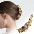thumbnail image 1 of Bradem Sparkly Banana Hair Clips - Cute Butterfly Clincher Combs, Strong Hold for Women & Girls, 1 of 9