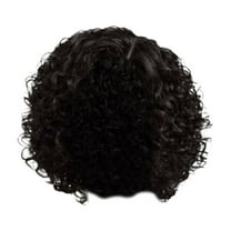 Bradem Short Curly Bob Lace Front Wig - Human Hair for Black Women, Wavy Design
