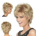 thumbnail image 1 of Bradem Women's Short Curly Full Wig&nbsp;- With Bangs, Sexy Cool Fashion Styling, 1 of 5