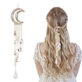 thumbnail image 1 of Bradem Women's Star & Moon Fringe Hairpin - Side Hair Decoration, 1 of 6