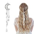 thumbnail image 1 of Bradem Women's Star & Moon Fringe Hairpin - Side Hair Decoration, 1 of 6