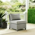 thumbnail image 1 of Bradenton Outdoor Wicker Sectional Center Chair, Grey, 1 of 1