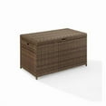 thumbnail image 1 of Bradenton Wicker Patio Storage Bin In Weathered Brown, 1 of 1
