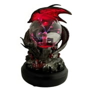 Bradford Exchange Fiery Sentinel Dragon Plasma Ball Sculpture 7" H x 5.25" W