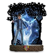 The Bradford Exchange HARRY POTTER Illuminated Patronus Sculpture Collection Issue #1 Harry Potter Hand-painted with LED Magical Glow Figure 7.8-inches