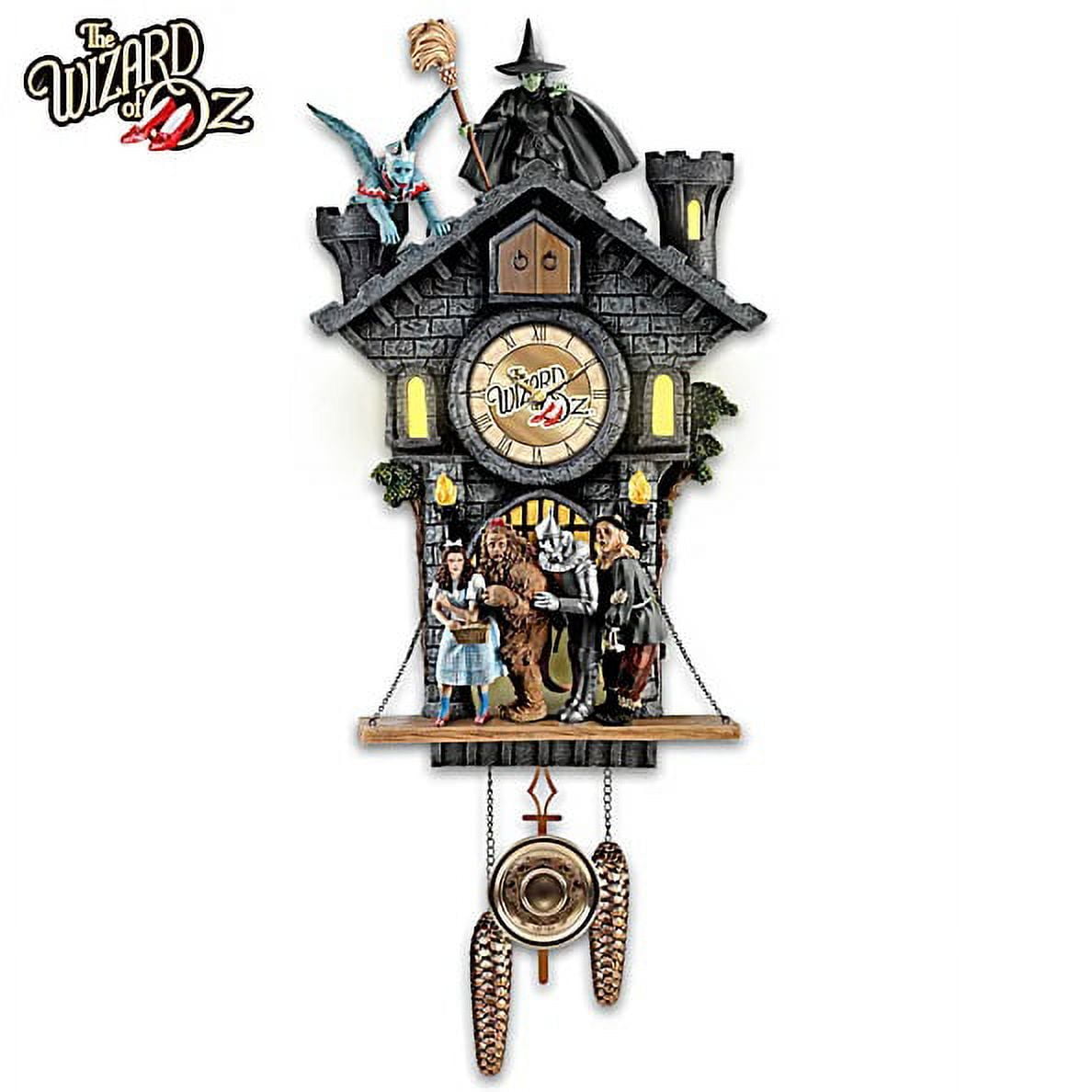 Bradford Exchange Wizard of Oz Wall Clock With Lights Motion