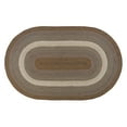 thumbnail image 1 of Bradford Indoor Outdoor Reversible Braided Rug Brown & Gray 4' x 6', 1 of 5